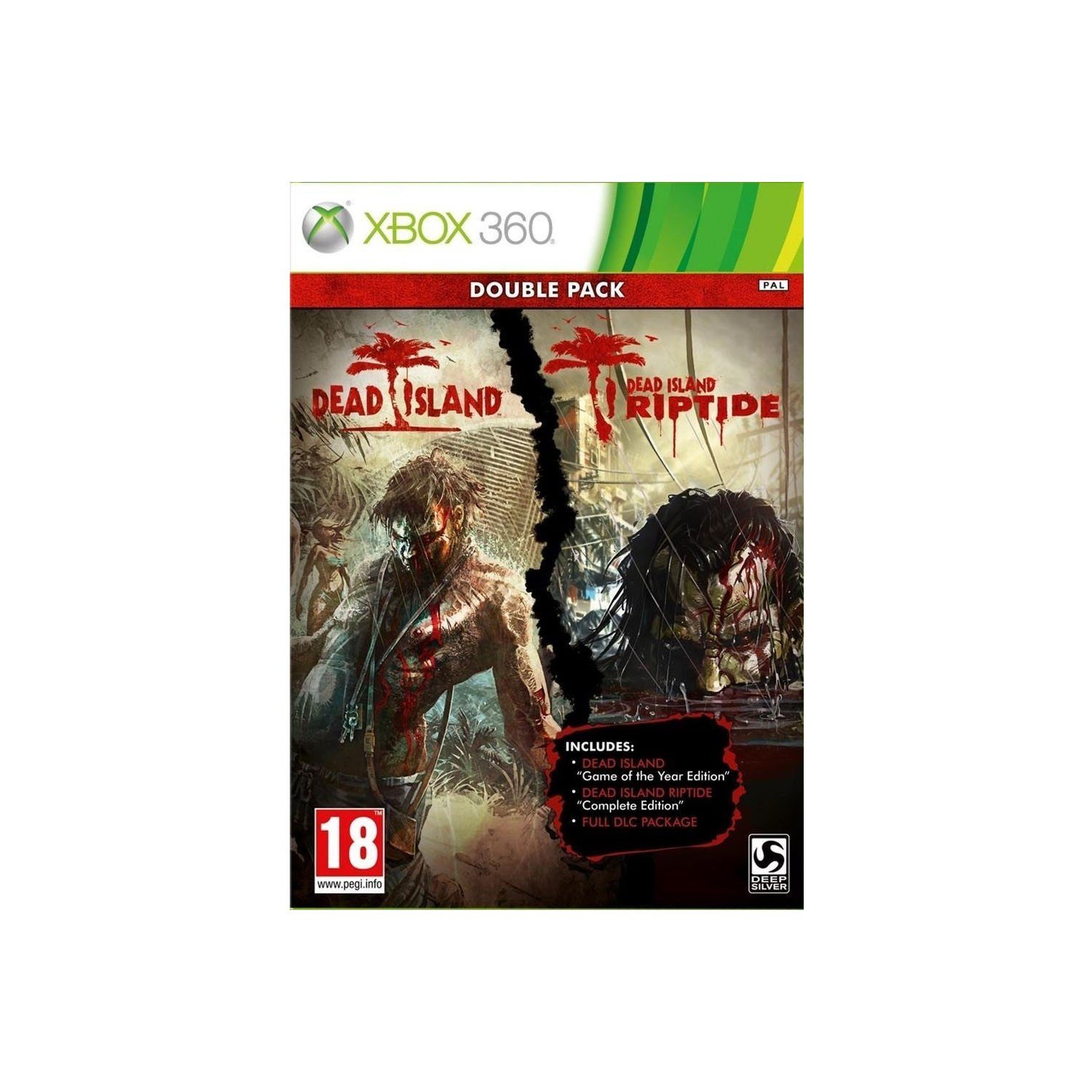 Jeu Dead Island Riptide Pour Xbox 360 - Version Française PAL Neuve Sous Blister - PEGI 18 - Aventure/action
