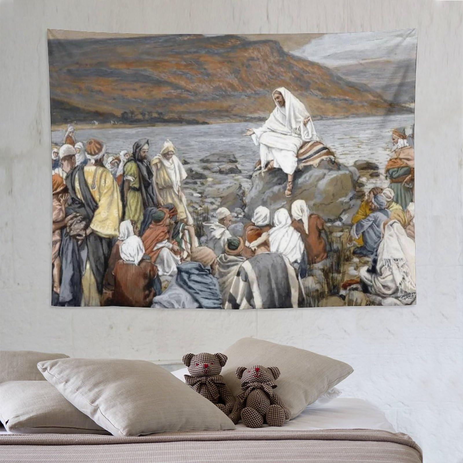 Amazon.co.jp: JESUS CHRIST イエス キリスト イエスの説教 絵画の