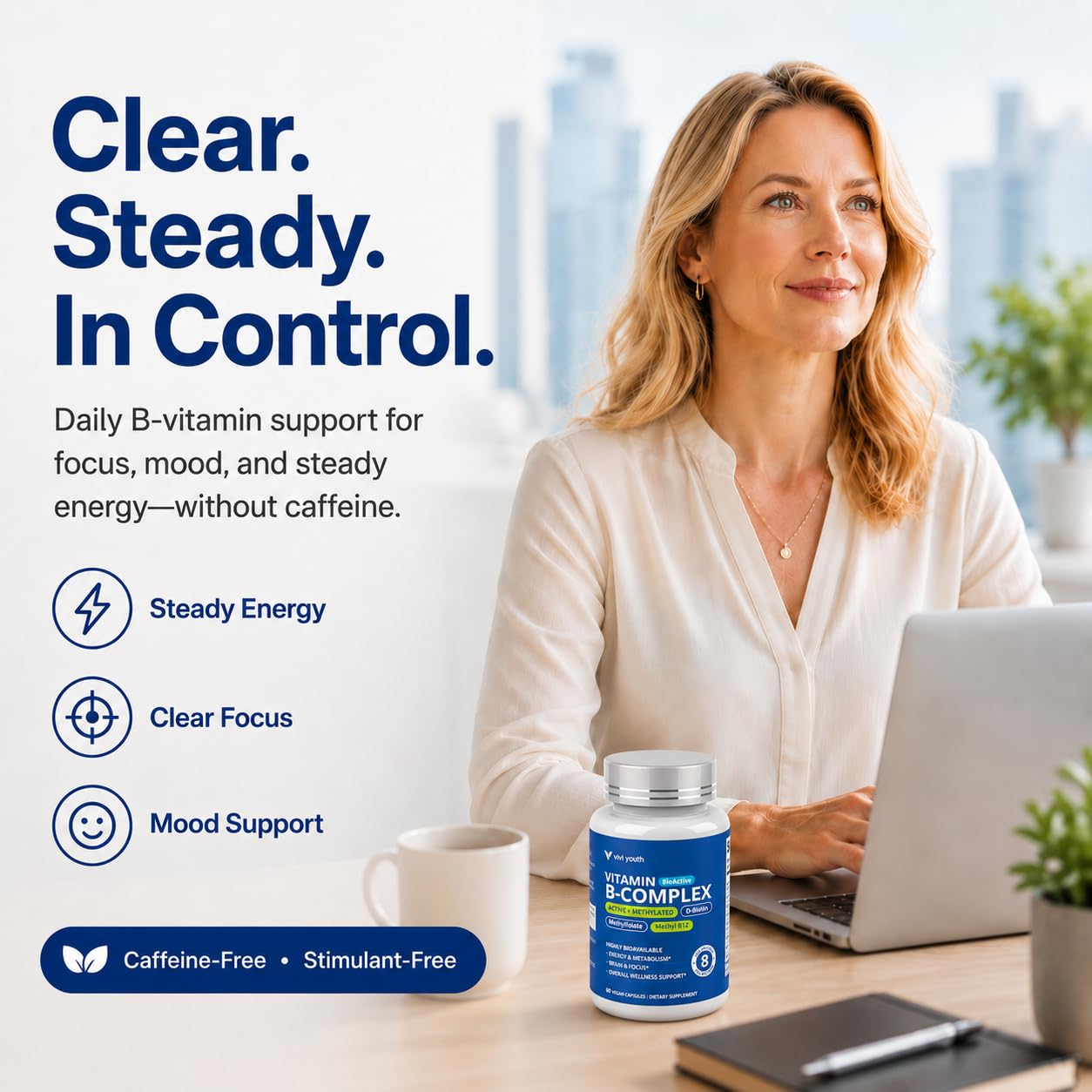 B Complex Vitamins for Women - Methylated Vitamin B Complex — Amazon image 4