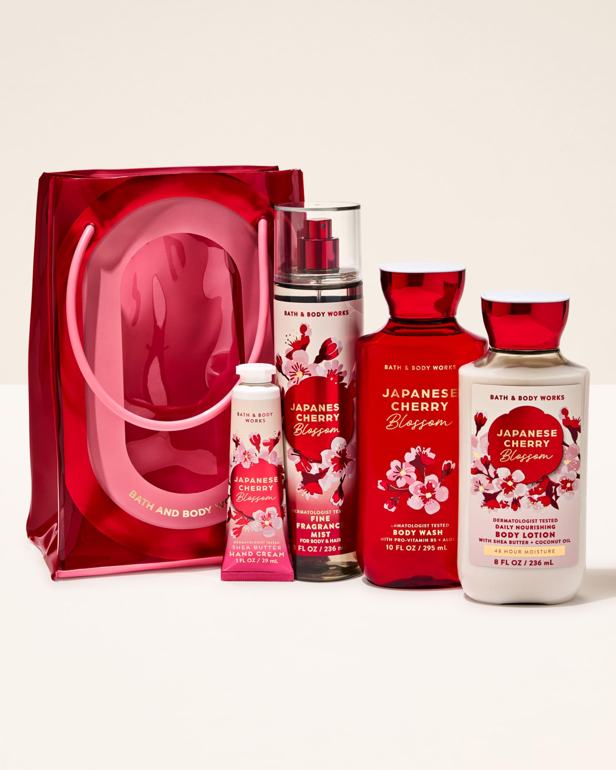 Bath & Body Works Japanese Cherry Blossom Gift Set| Body Care sets - Bath Sets | For Men and Women | Kit for Birthday,Anniversary & All Special Occasions | Premium Gift | Luxury Giftsets - Set of 4-image-36