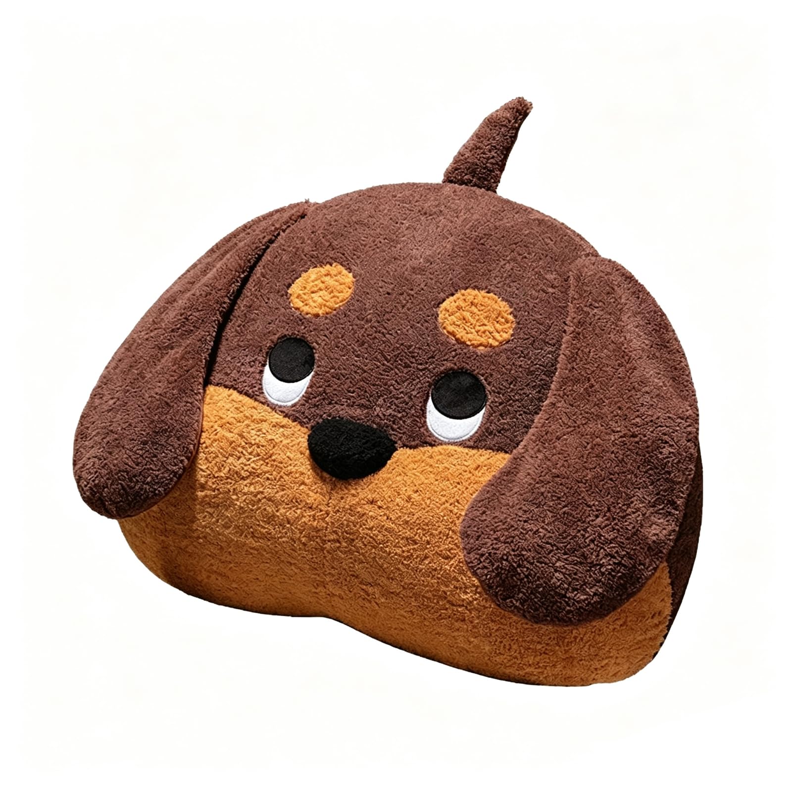 Niedlicher Dackel Plüschtier, weiches Lendenkissen für Bett und Sofa, gemütliche Zimmerdekoration, hervorragendes Geburtstags und Festgeschenk für Kinder und Erwachsene (75*50cm,Lustiger Hund-Stil)