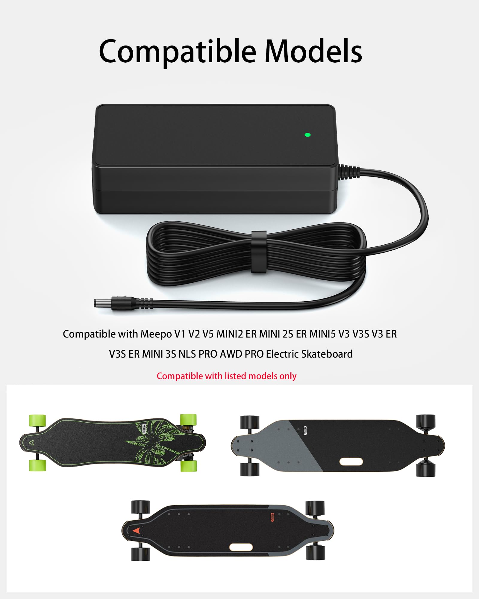 Amazon.com: VHBW 42V 2A Charger for Meepo V5 Mini 5 Electric