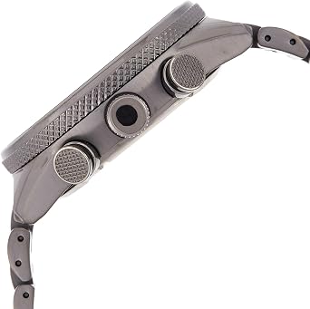 CITIZEN Men's Eco-Drive Nighthawk Grey Stainless Steel and Grey Dial Watch | 43mm | CA4377-53H