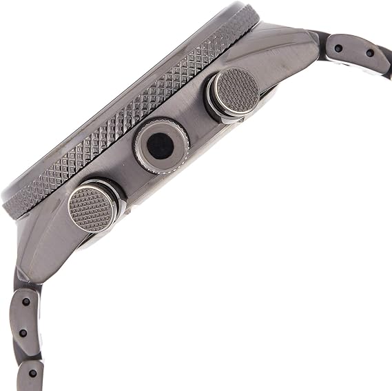 CITIZEN Men's Eco-Drive Nighthawk Grey Stainless Steel and Grey Dial Watch | 43mm | CA4377-53H