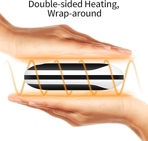 Miniatura 7 de Karecel Calentadores de manos recargables, calentador de manos eléctrico, reutilizable, 5200 mAh, calentador USB portátil, calentador de bolsillo