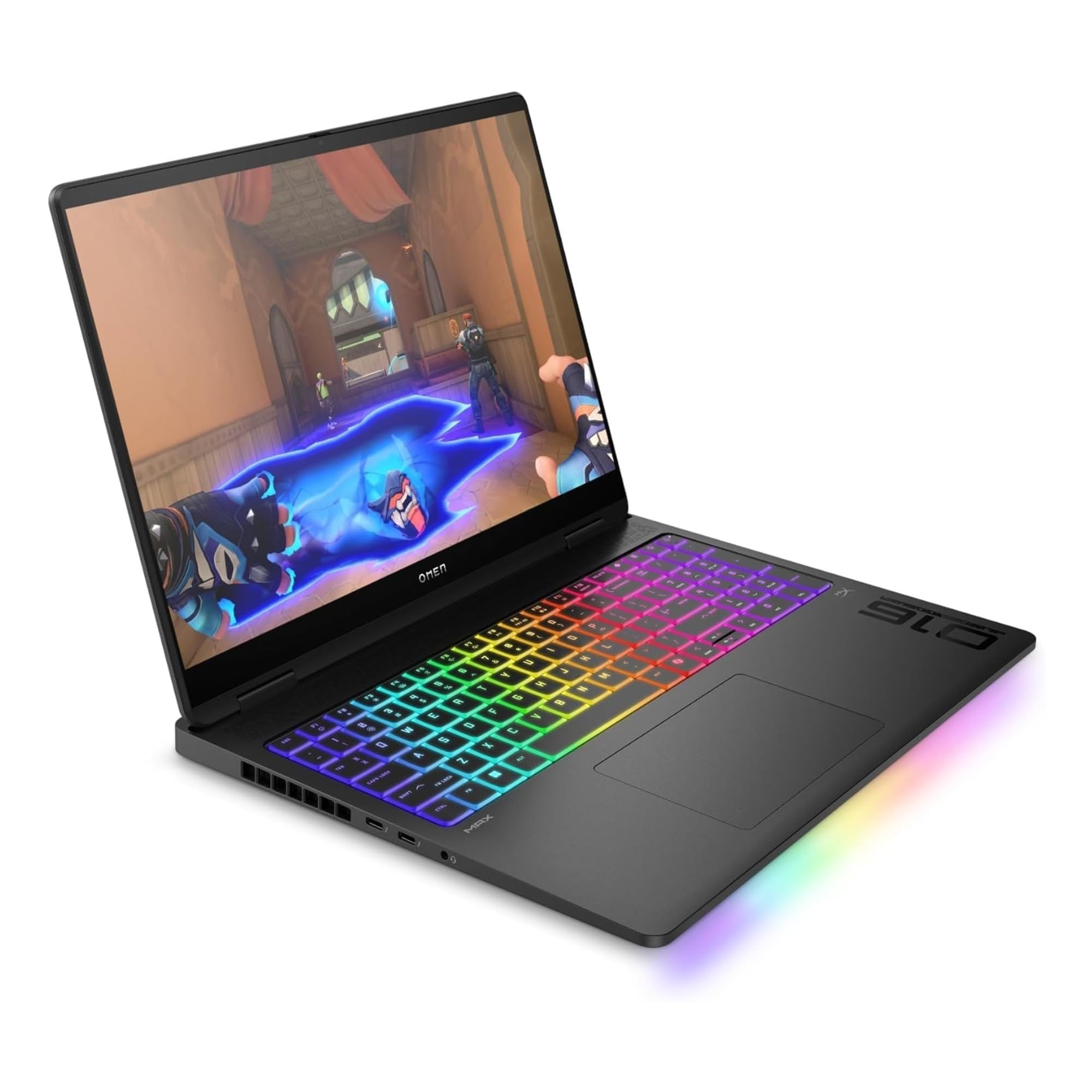 HP OMEN MAX 16-ah0001sl, Notebook, Intel Core Ultra 9 Processor, 32GB RAM, 1TB SSD, Display 16' 2K 240Hz, NVIDIA RTX 5080 16GB, TNR Privacy Cam, 3 Mesi di PC Game Pass Inclusi, Windows 11, Nero