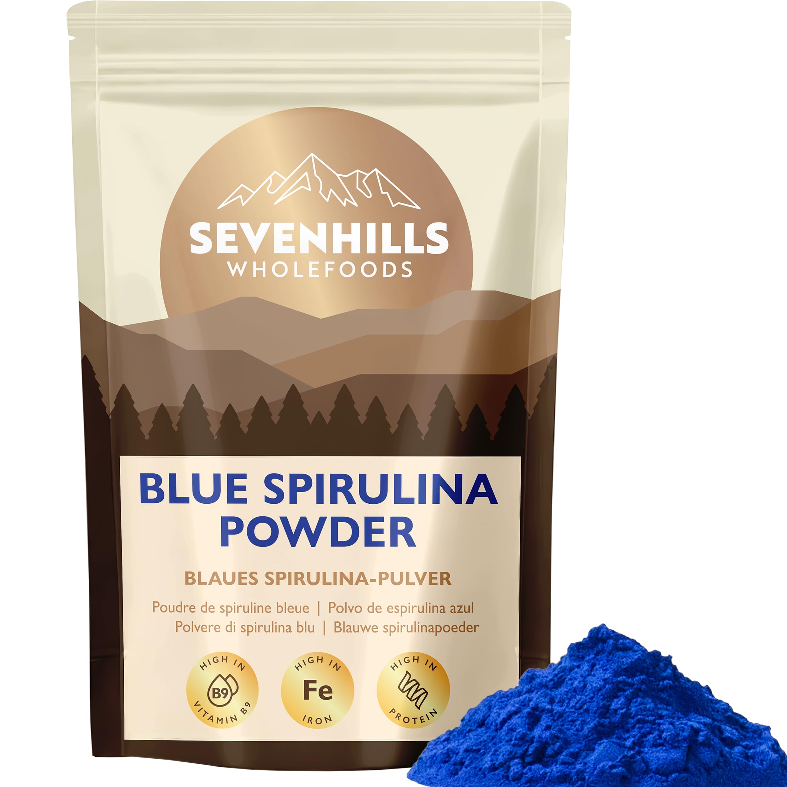 Sevenhills Wholefoods Spiruline Bleue En Poudre 50g