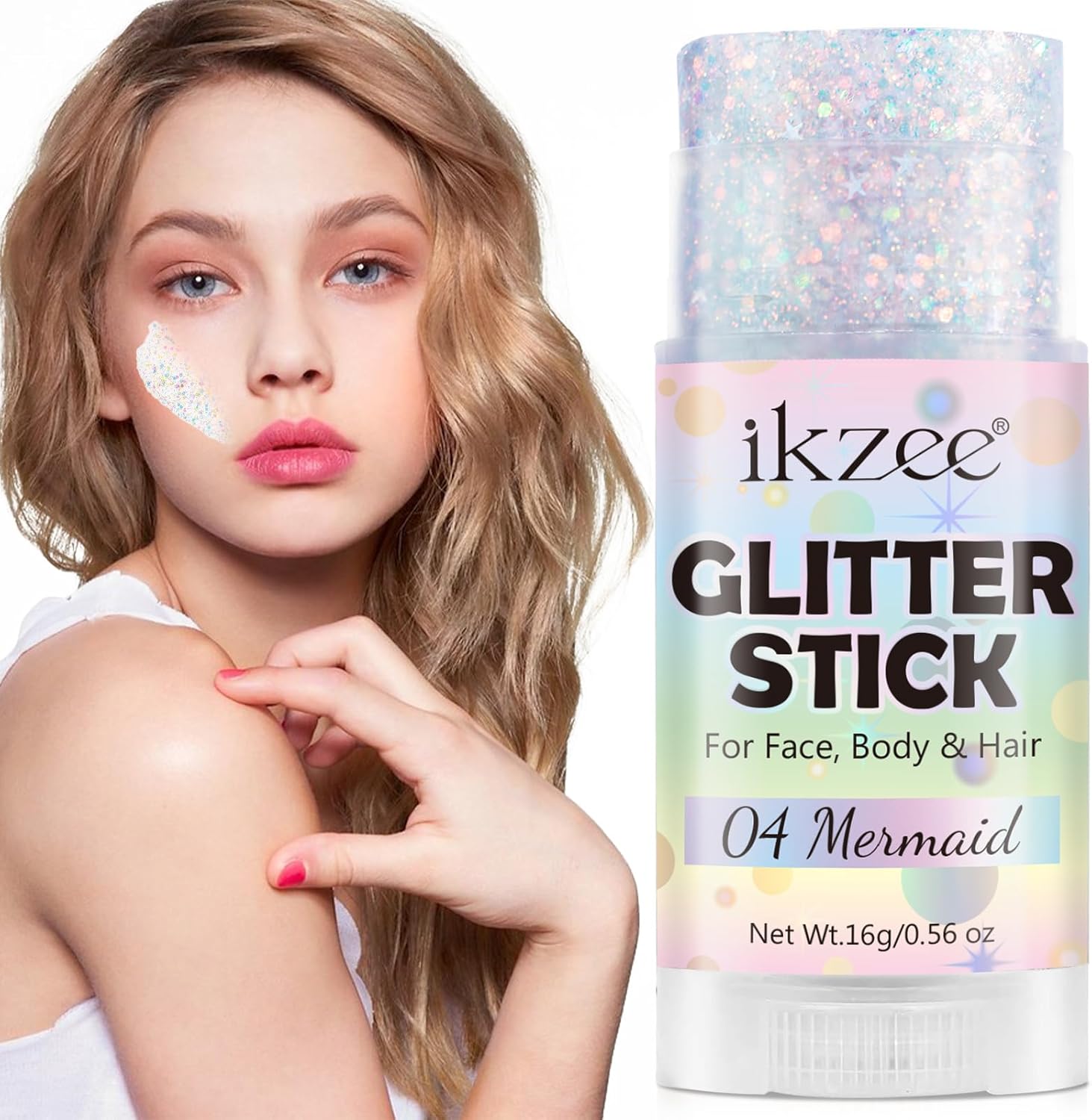 Body Glitter Stick, Face Glitters Body Gel Sequins Shimmer Stick