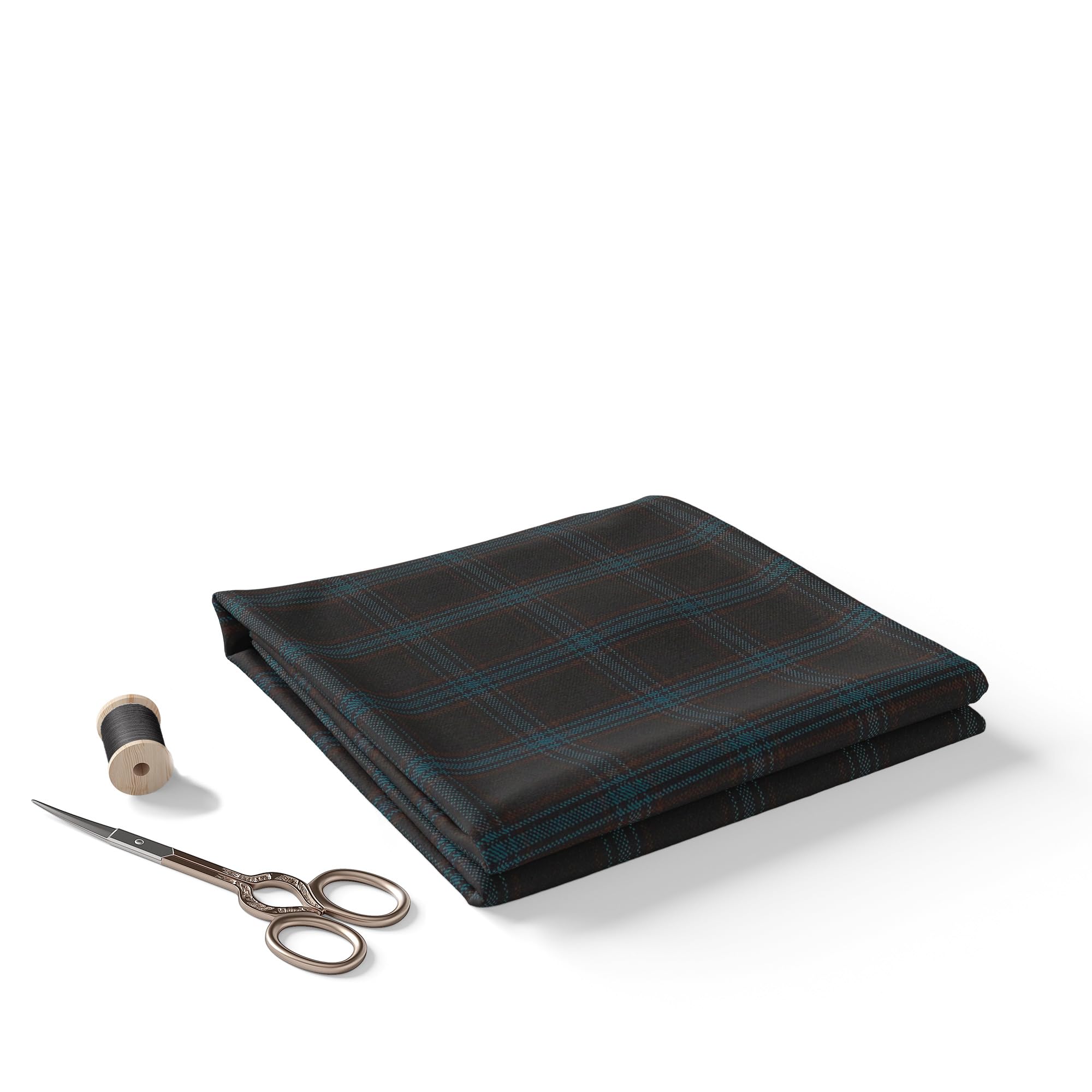 b bigreams - your comfort is our mission BIGREAMS Unstitched Checkered Suiting Luxury Pant Fabric For Men's |1.25 Meter Pant Piece - Stylish Men's Wear Trousers Piece for Office or Party | Mens Fashion-picture-14