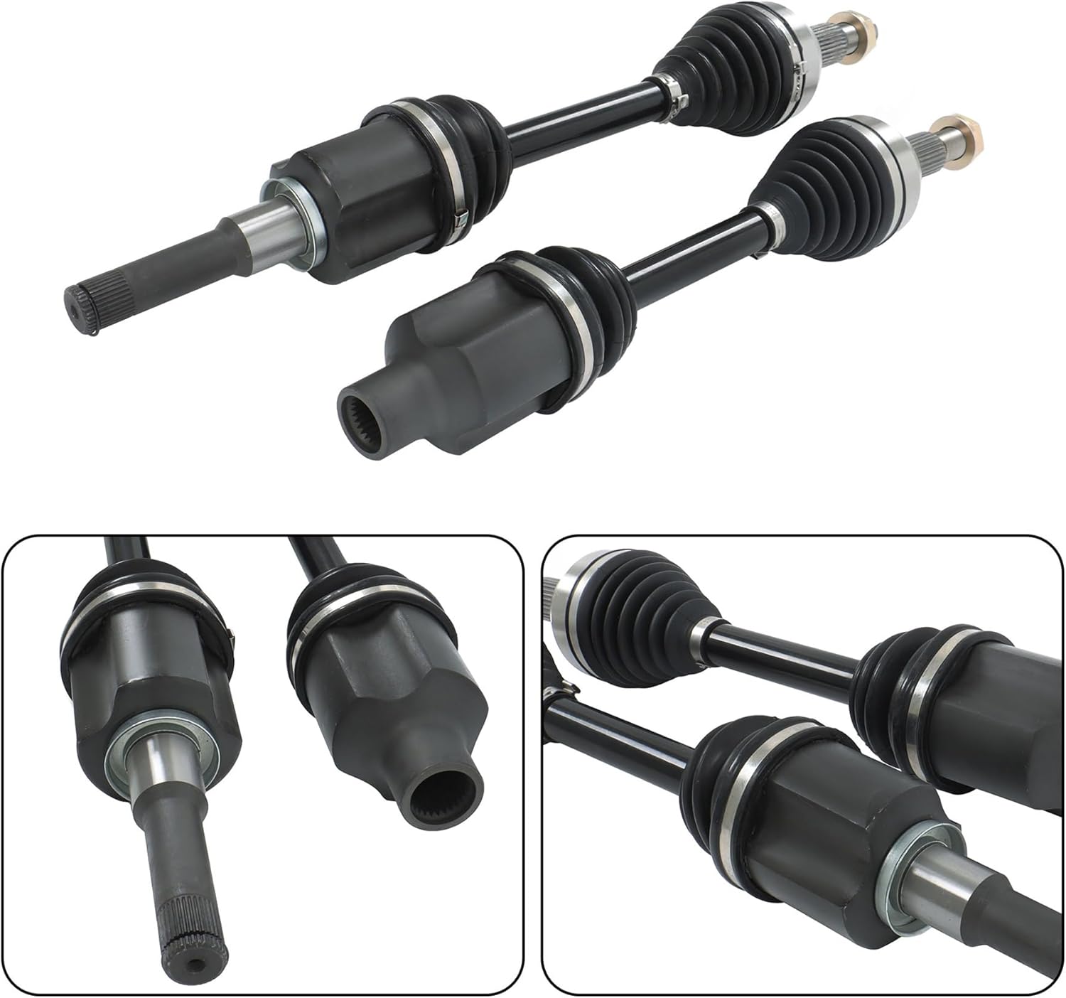 GXYWADY Front Left and Right CV Axle Shaft Set Replacement for Equinox Terrain 2010-2017 2.4L L4 Replacement for 66-1516 66-1517