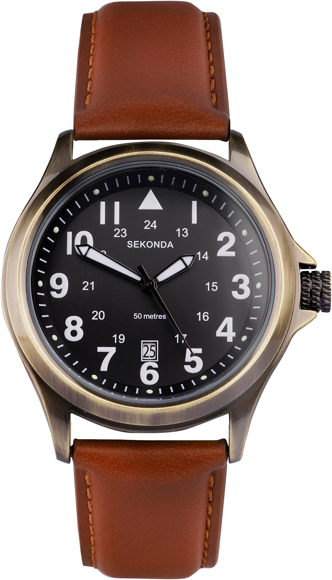 Sekonda Orologio digitale da uomo tono oro 1817