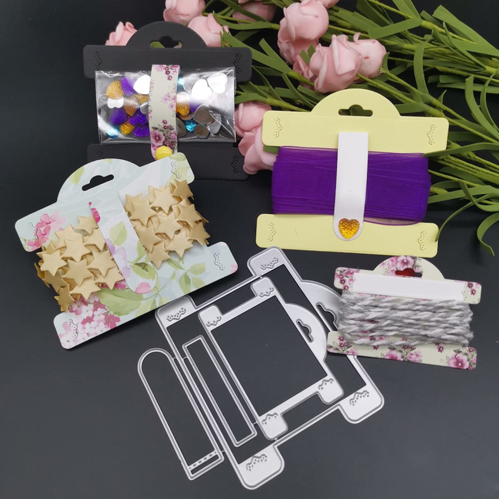 Fustella Per Nappa Fai Da Te - In Acciaio Carbonio, 6.7x4.7 Cm, Per Scrapbooking E Decorazioni