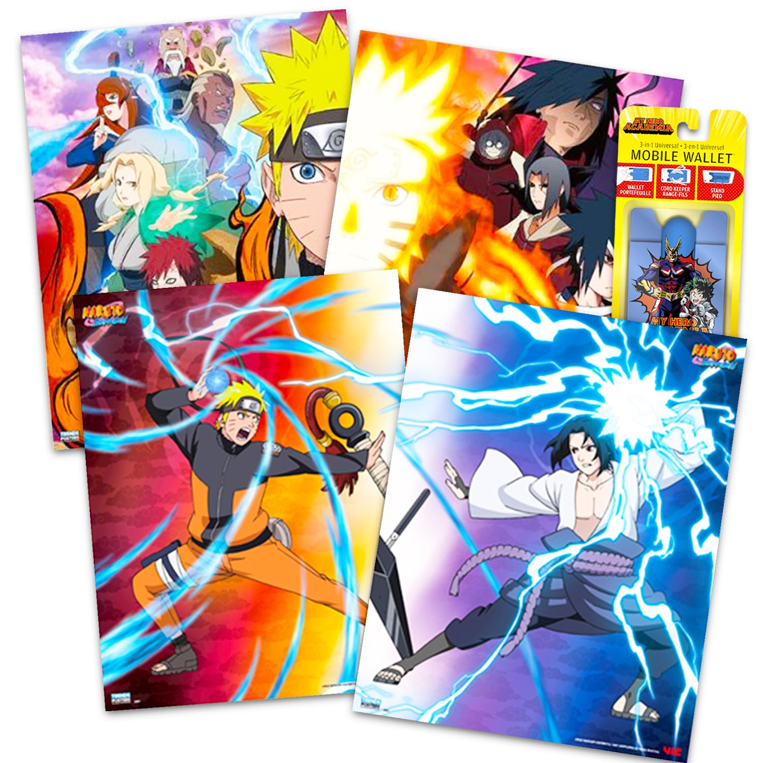 Amazon.com: Naruto Poster Pack for Lockers - Ninja Room Decor
