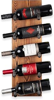 14 Kitchen Bar Ideas for Casual Dining and Social Spaces 79 Rustic State Alicante Wall Mounted Reclaimed Wood Vertical Wine Rack Hol...