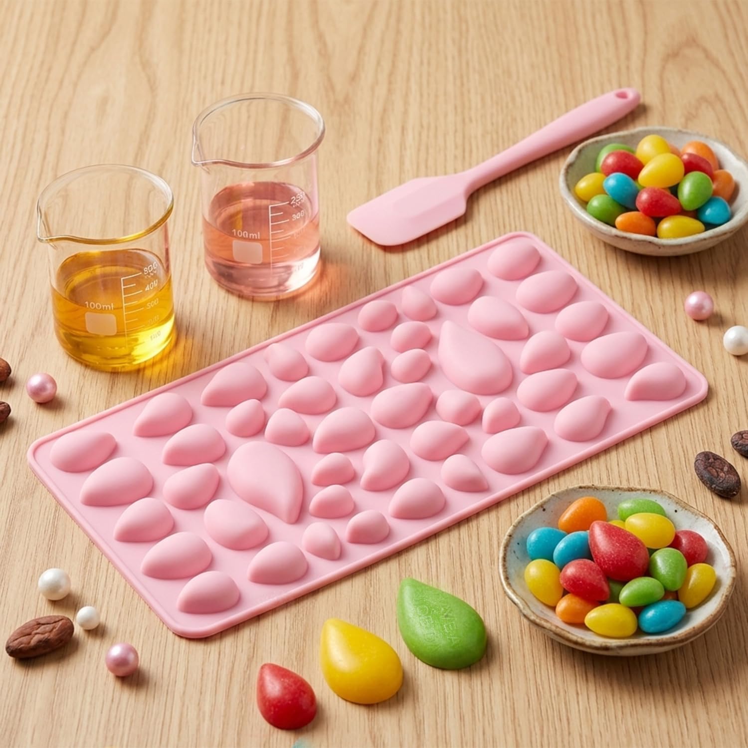 Raindrop Silicone Candy Molds For Candy Gummy Chocolate