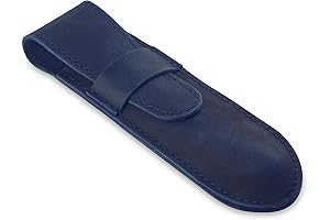 Genuine Leather Straight Razor Travel Case