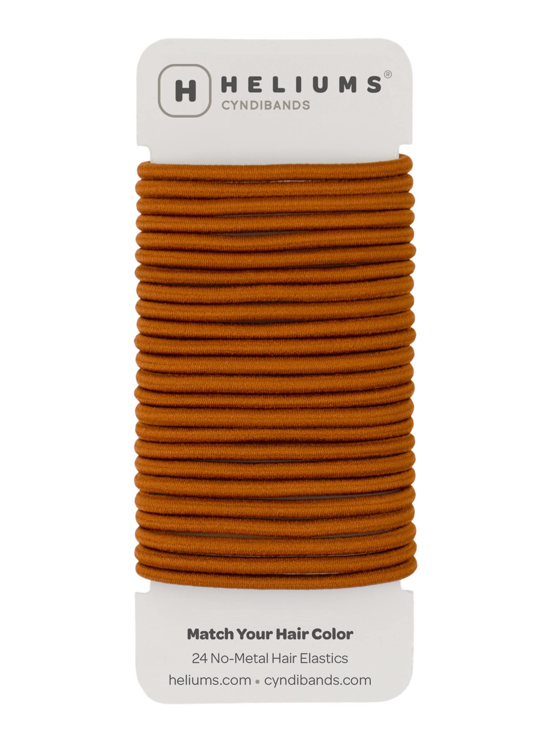 Small Bendable Silicone & Copper Hair Ties Pack Stylish Volumizing Ponytail Hold Small PONY-O for Very Fine Hair or Sections of Hair - PONY-O  main image 4