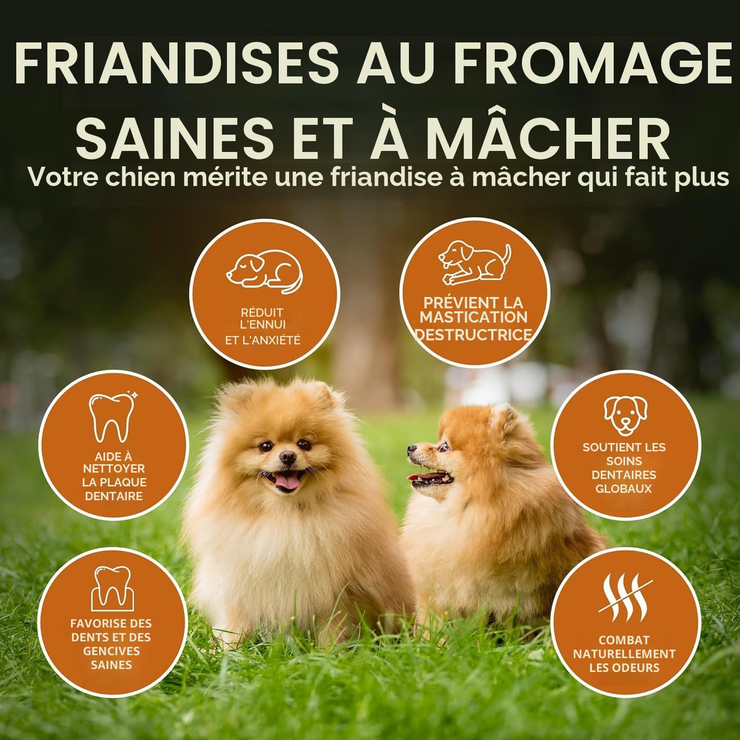Wildfang® Fromage de Yak, Jouet pour Chien à Mâcher, Moyen pour Chiens de 5 à 25 kg – Bâtonnet Dentaire, Dureté Fromage de l'Himalaya, Churpi, Friandise d'Éducation Chiot et Chien, env 72 g, Lot de 6