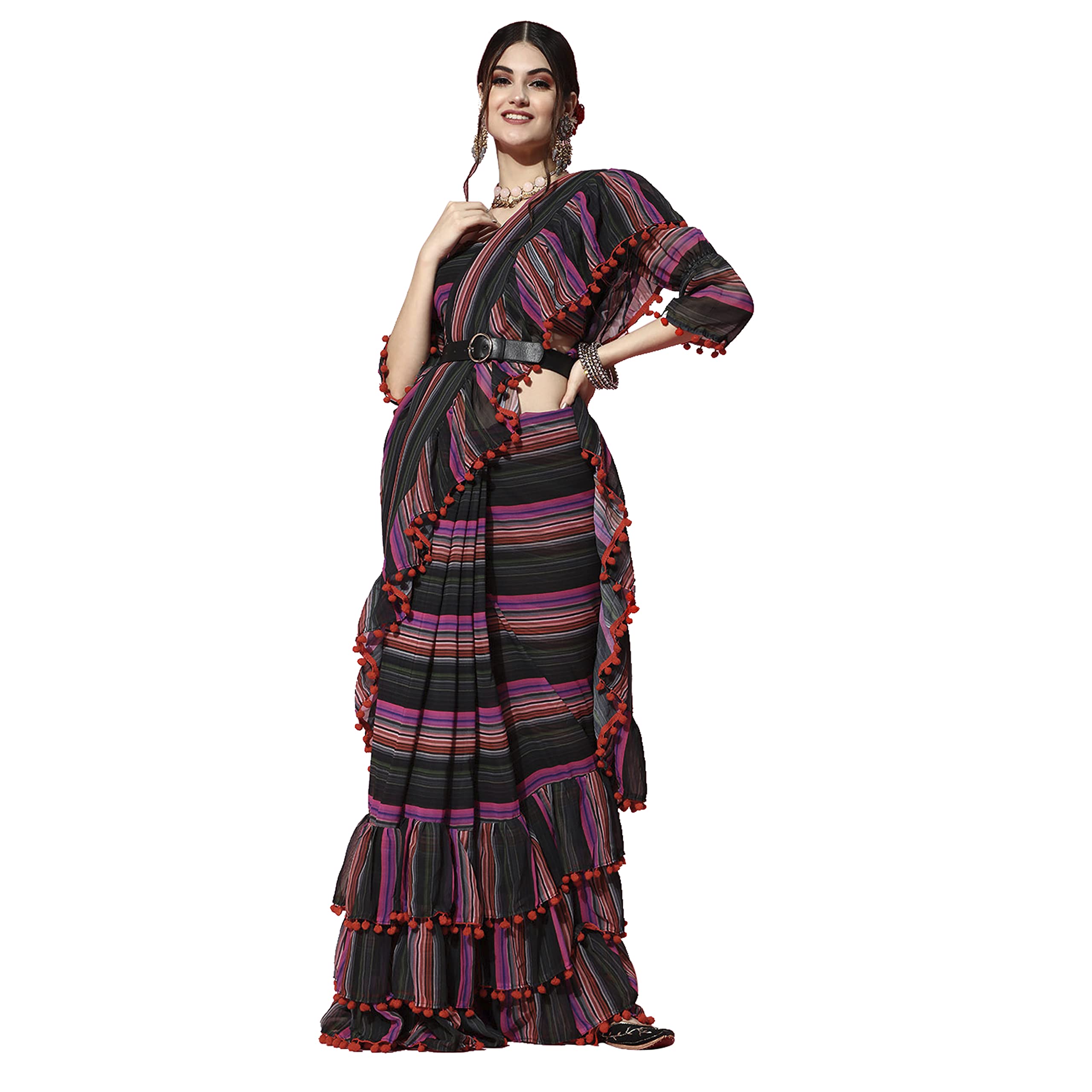 WomanistaWomen's Georgette Saree