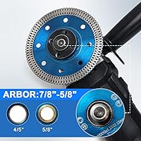 Vista 4 de 2 unids/lote 4 pulgadas Super Thin Diamond Saw Blades Porcelana Azulejos de corte para granito mármol azulejos de cerámica