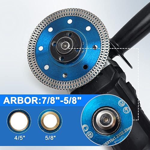 Miniatura 4 de 2 unidslote 4 pulgadas Super Thin Diamond Saw Blades Porcelana Azulejos de corte para granito mármol azulejos de cerámica