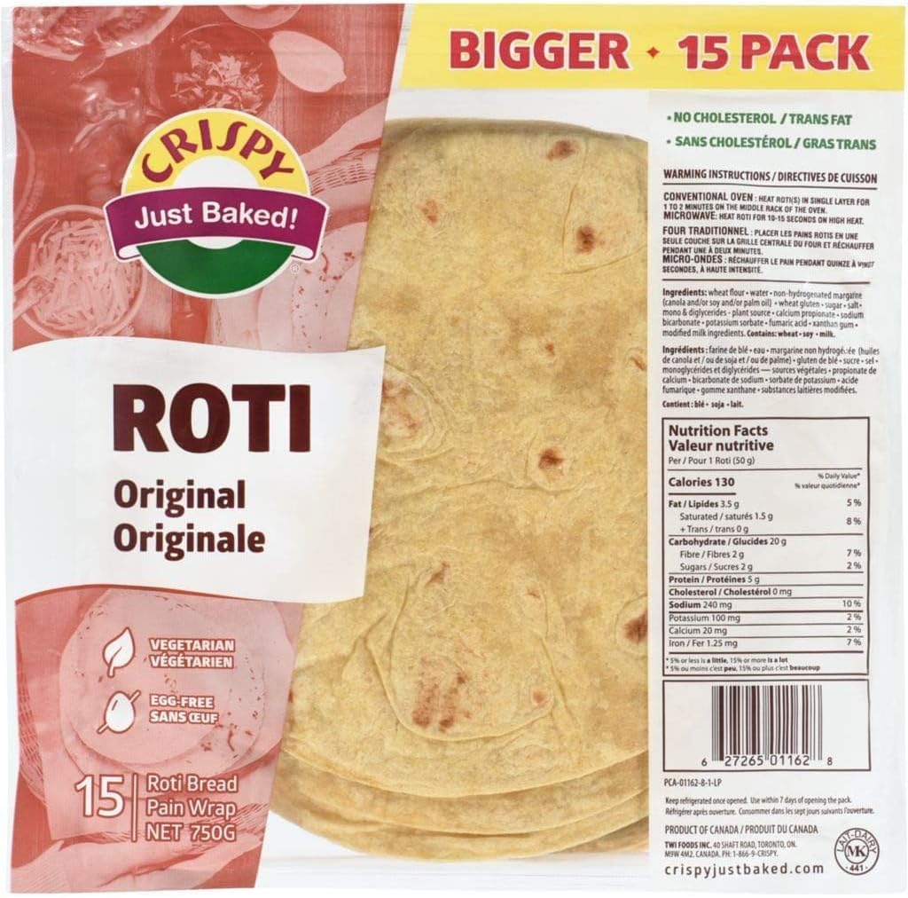Crispy Original Roti - 750 Grams (15 Rotis)