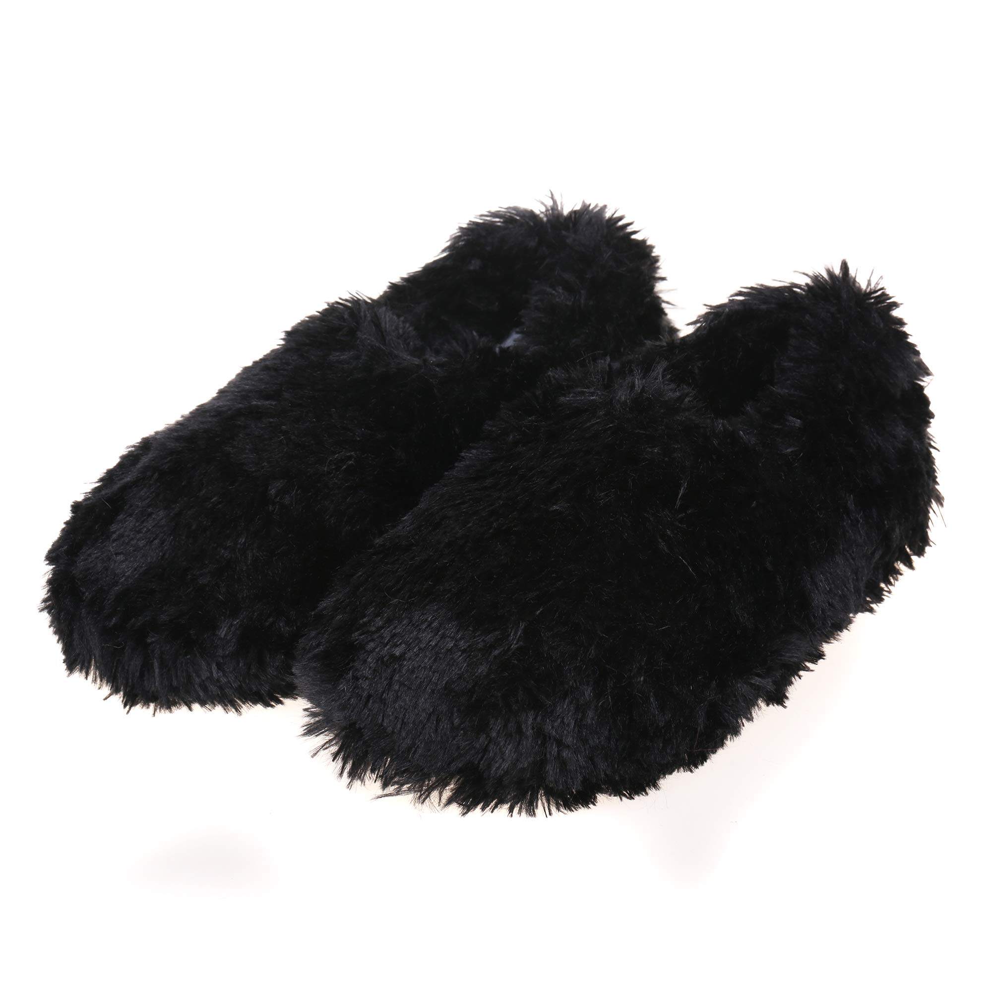 Winter Indoor Moccasin Slippers for Women, Soft Warm Fuzzy Home Slippers Non-Slip for Women