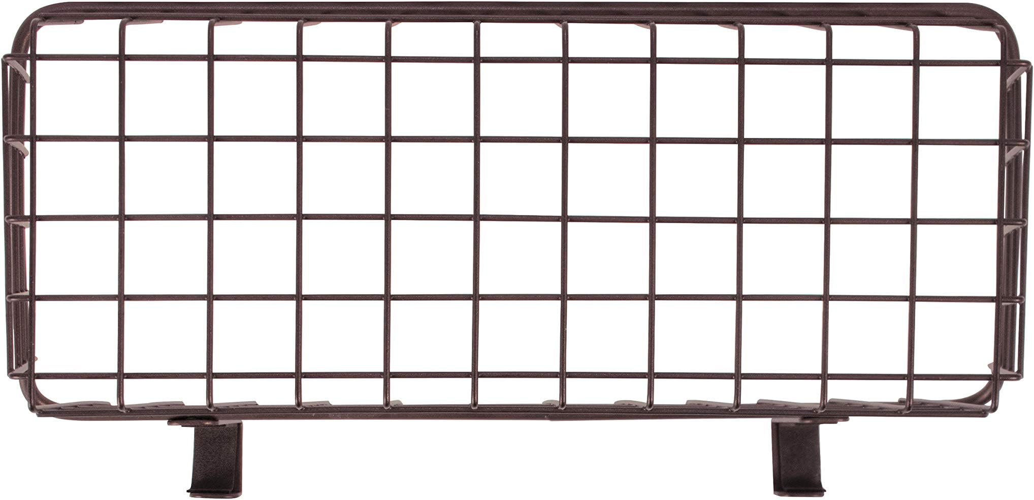 Spectrum Hanging Baskets for Organizing (Small, Bronze) - Grid Over the Cabinet Wire Basket for Kitchen or Bathroom - Door Hanging Storage Organizer for Cleaning Supplies, Washcloths, & Hand Towels
