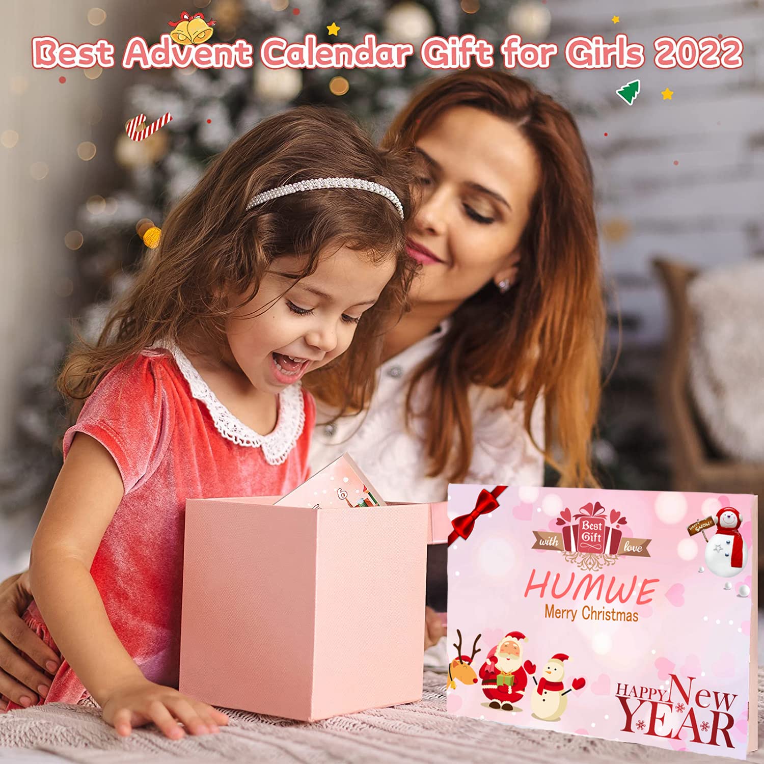 ★クリスマスアドベントカレンダー 女の子 ヘアアクセサリー 24個 Amazon.co.jp: LIHAO アドベントカレンダー 2025 女の子 ヘア