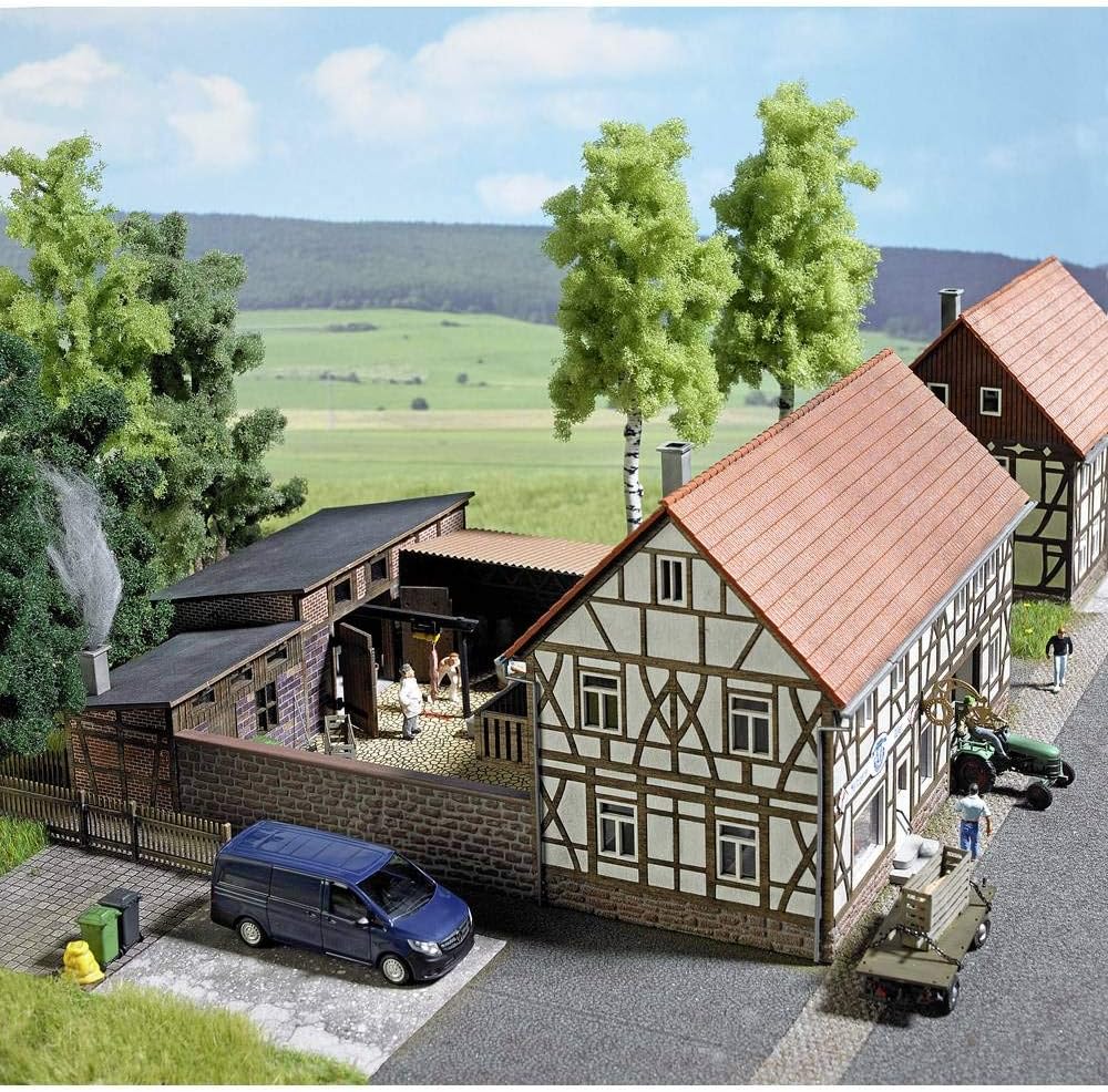 Busch 1530 Rural Butcher Shop Adler HO Structure Scale Model Structure