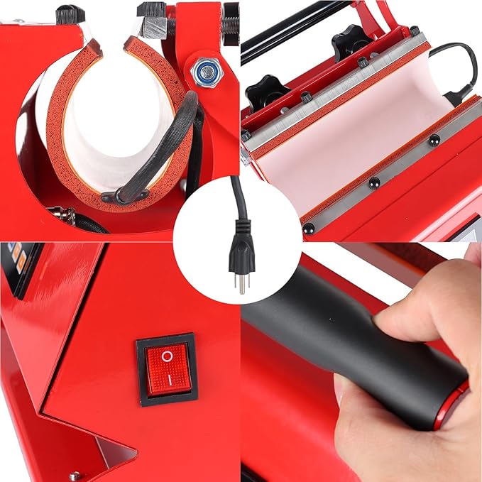 ELGADO Máquina Termofijadora para Vasos 20oz Sublimación 500W miniatura 5