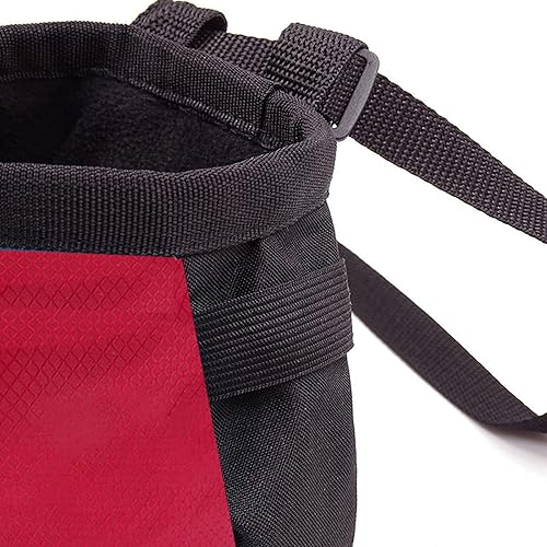 Miniatura 5 de Bolsas de tiza de escalada,Sin fugas Rock Climbing Strawstring Bag Drawstring Magnesia Sack,Equipo de equipo de escalada