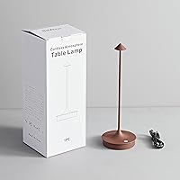 Vista 9 de Lámparas de mesa inalámbricas recargables, lámpara de escritorio LED de 4000 mAh, funciona con pilas, para exteriores, impermeable, portátil