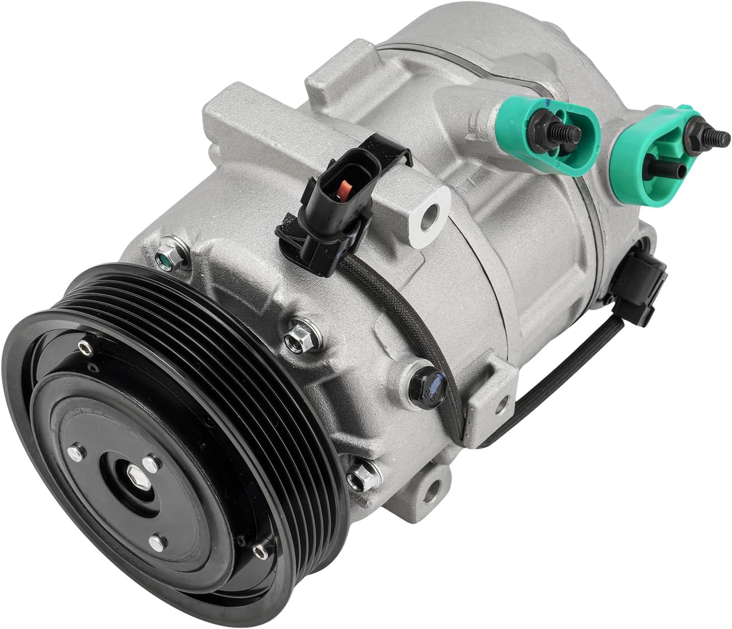 Torchbeam 198383 Automotive Air Conditioning AC Compressor Compatible with Elantra, Forte, Soul, Elantra GT, Forte5, Forte Koup, Elantra Coupe 2017, 2016, 2015, 2014, 2018, 2019, 2020 2.0L, 1.8L
