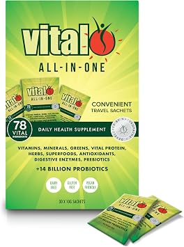 Vital All-in-One Daily Health Supplement, 0.35oz Packets, 30 Pack