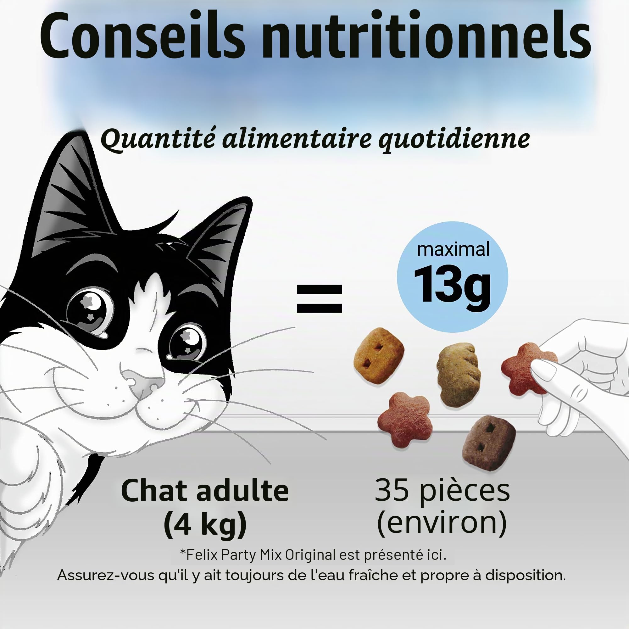Felix Knabber Mix Original & Plaisir de Plage, Snack pour Chat avec différentes variétés Mixtray 2 x (8 x 60 g)