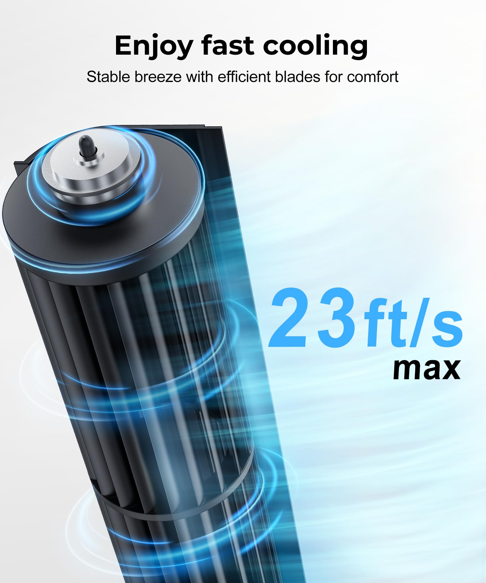 Table Fan Condensor Snapklik.com : Abolee Tower Fan, 23ft/s Desk Fan, 70 Oscillating Table ...