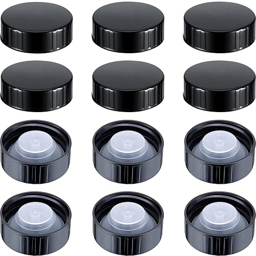 Tapas de rosca de sello de polietileno de 1.496 pulgadas, tapas de plástico, botellas de cerveza redondas de vidrio ámbar Boston, tapa de cono de