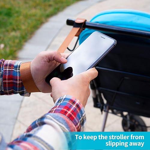 Miniatura 3 de Correa de muñeca de seguridad para cochecito de bebé para colgar accesorio de viaje para niños pequeños, enlaces a cochecitos, mochilas, carritos de