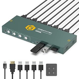 GREATHTEK 4K@60Hz KVM Switch