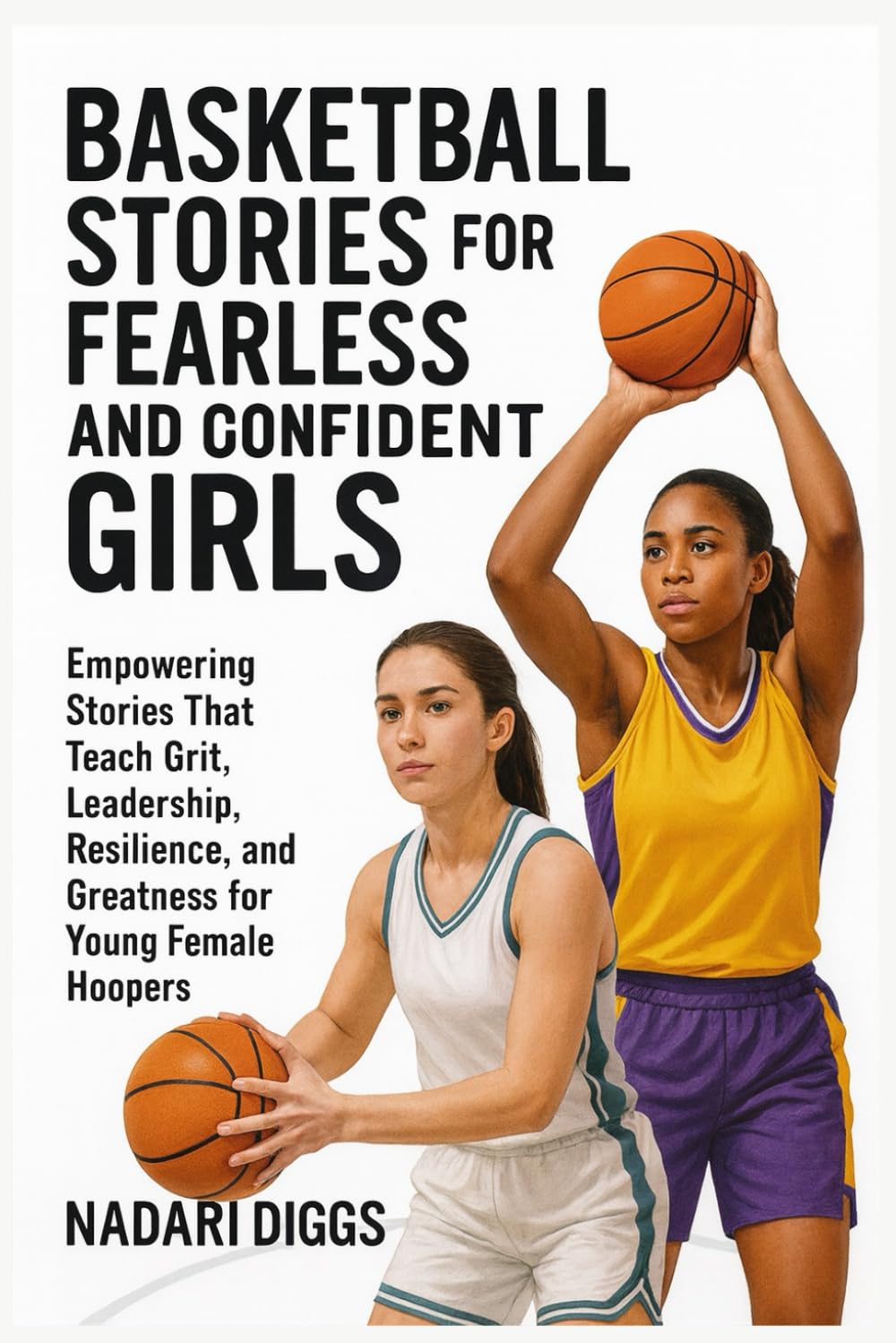 Basketball Stories for Fearless and Confident Girls: Empowering Stories That Teach Grit, Leadership, Resilience and Greatness for Young Female Hoopers