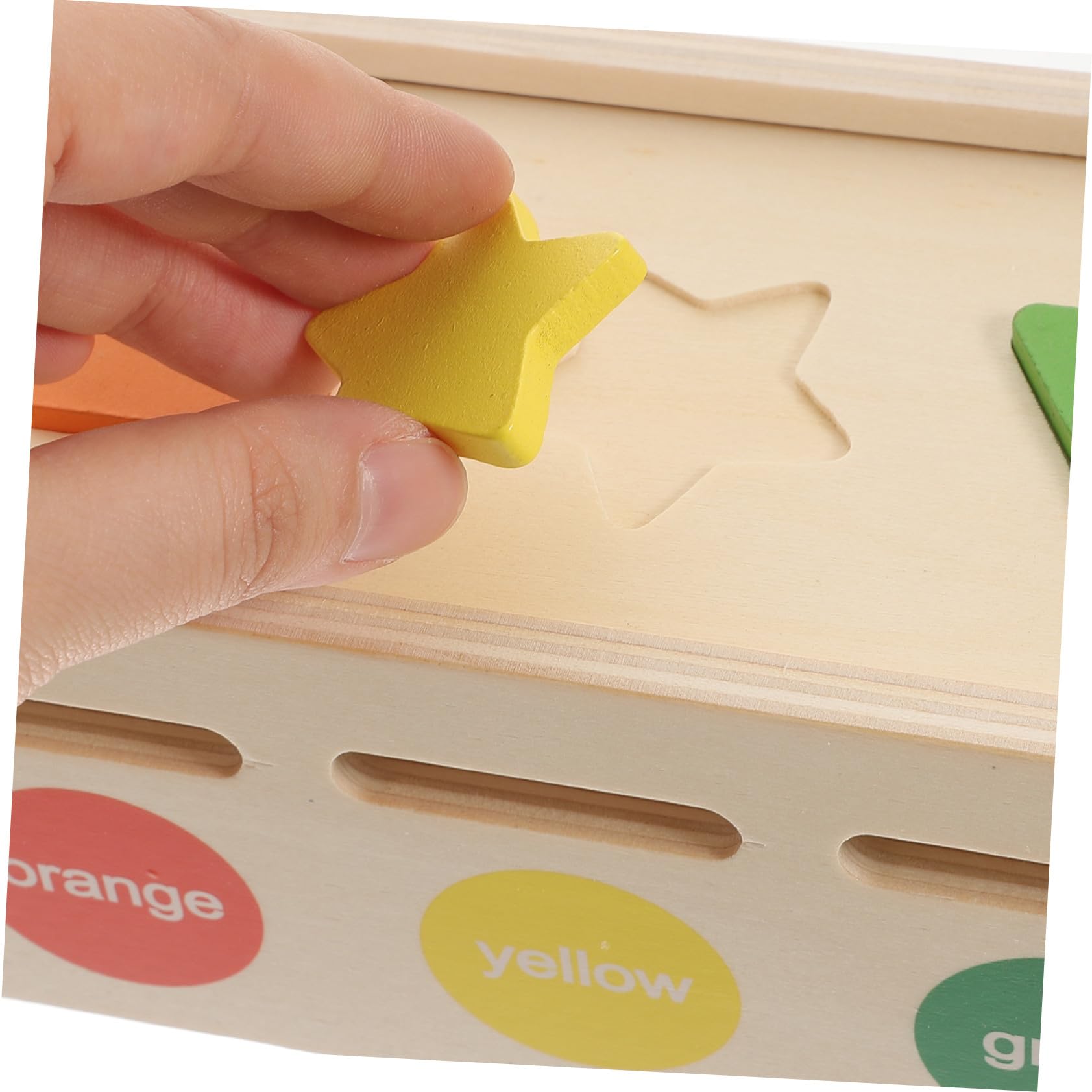 Juego de Clasificación de Madera Colores para Niños, Juguete Sensorial para Desarrollo Temprano y Aprendizaje