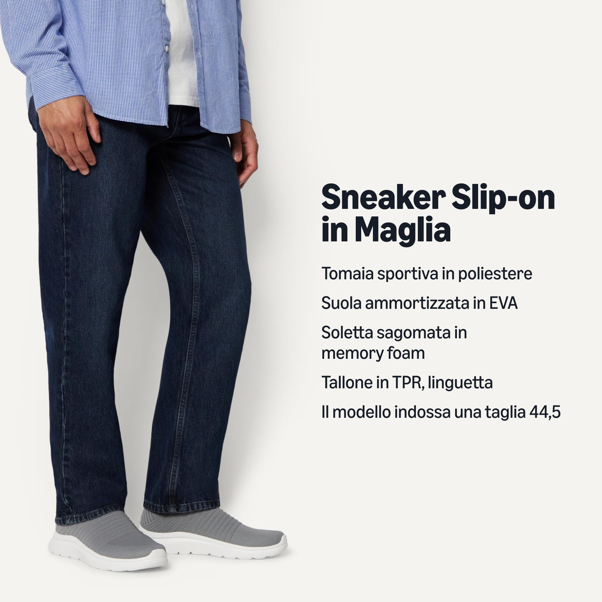 Amazon Essentials Scarpe da Passeggio Slip-on da Uomo