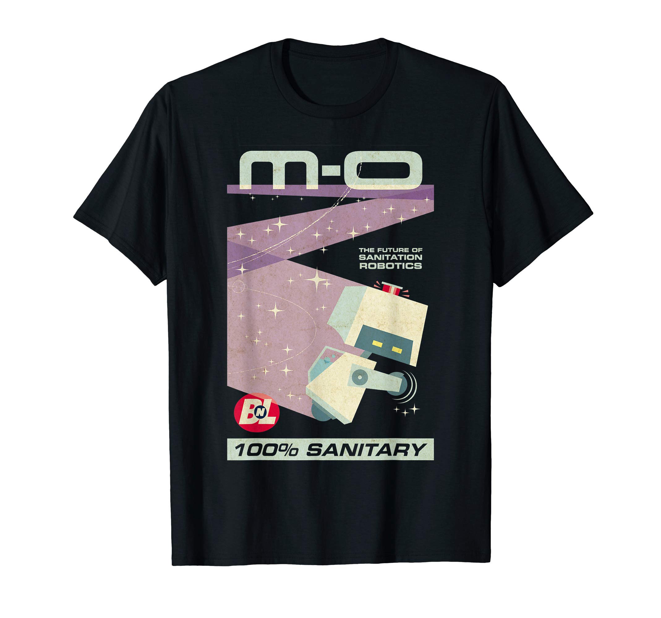 DisneyPixar Wall-E M-O Future Of Sanitation Robotics Poster T-ShirtOEKO-TEX STANDARD 100