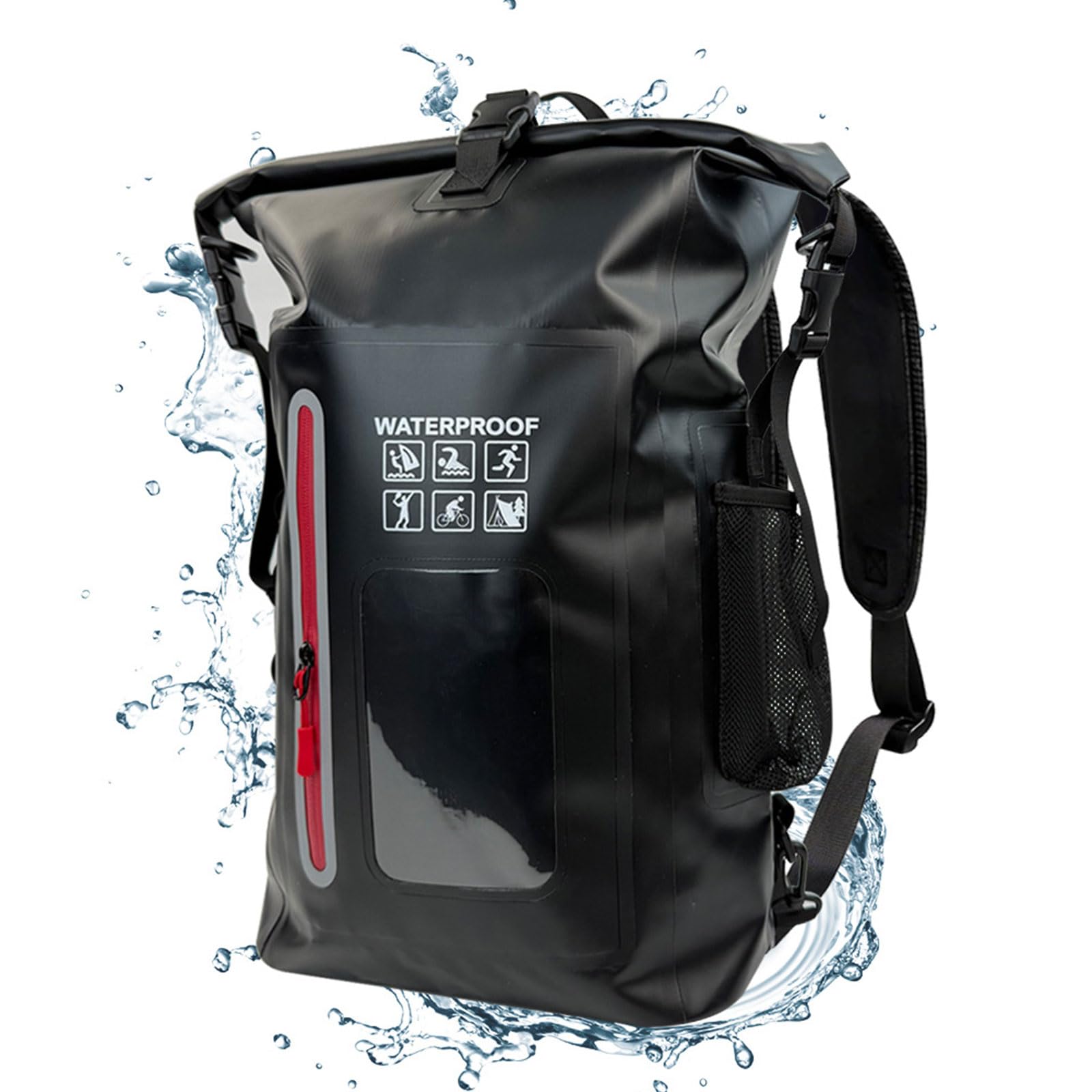 Bolsa resistente al agua de PVC de alta calidad para camping, senderismo y protección contra la lluvia, bolsa resistente al agua de PVC de alta calidad