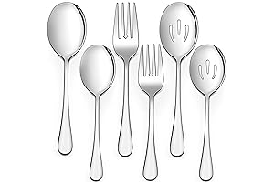LIANYU Serving Spoons and Forks Set - An Absolute Must-Have for Effortless Dining