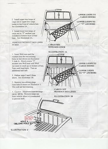 Miniatura 9 de Red de carga organizadora de maletero trasero para NISSAN FRONTIER 1998-2023 – Red de carga estilo sobre para recogida – Organizador de maletero de