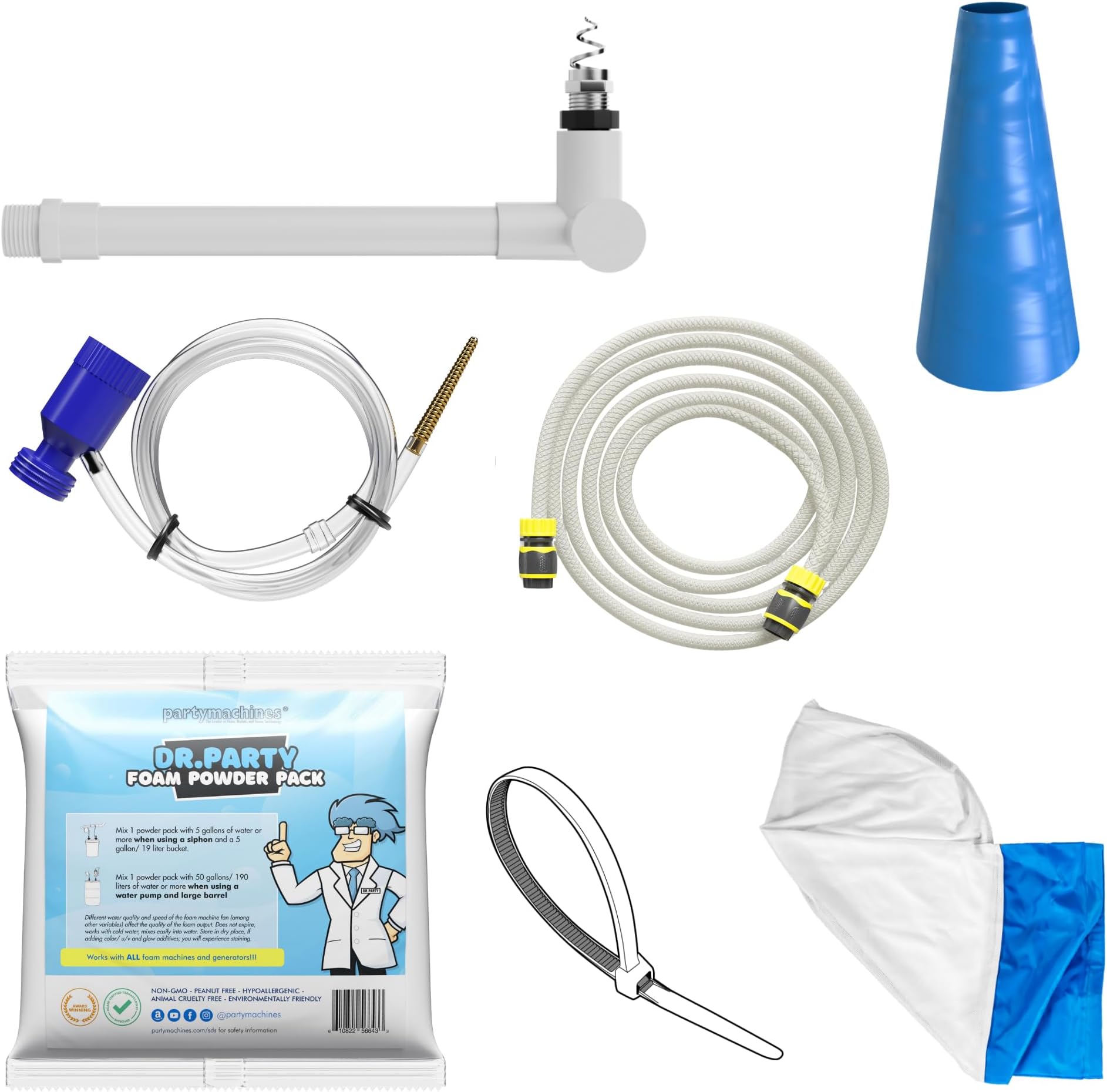 DIY Foam Machine Kit - Build Your Own Super Stacking Party Machine/Foam Cannon Fan not Included - on a Budget