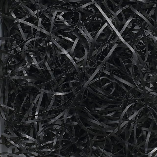 Box.it.pack.it Black Shredded Kraft Paper, 200g (VF_Black_200)