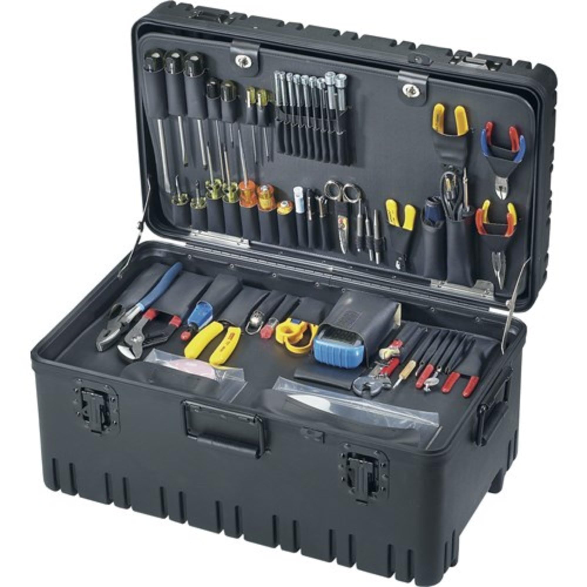 Jensen Tools JTK-53LW Deluxe Communications Kit in Roto-Rugged Wheeled Case